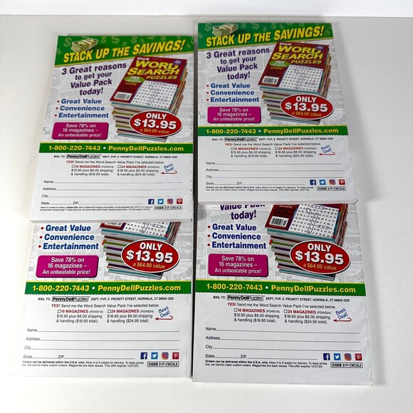 Dell Word Search Lot of 4 - Picture 3 of 9